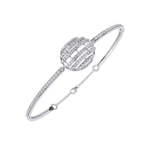 Celeste Orb Diamond Bangle