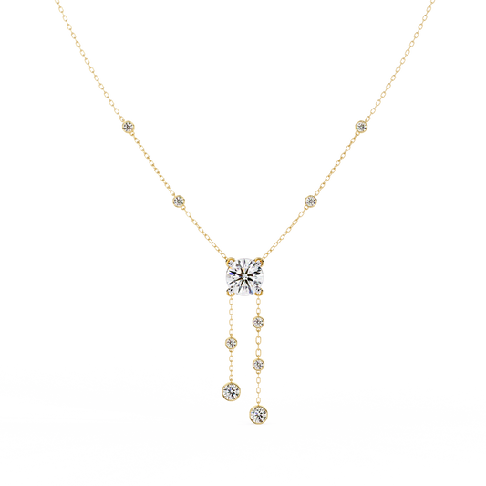 Radiant V-Drop Necklace