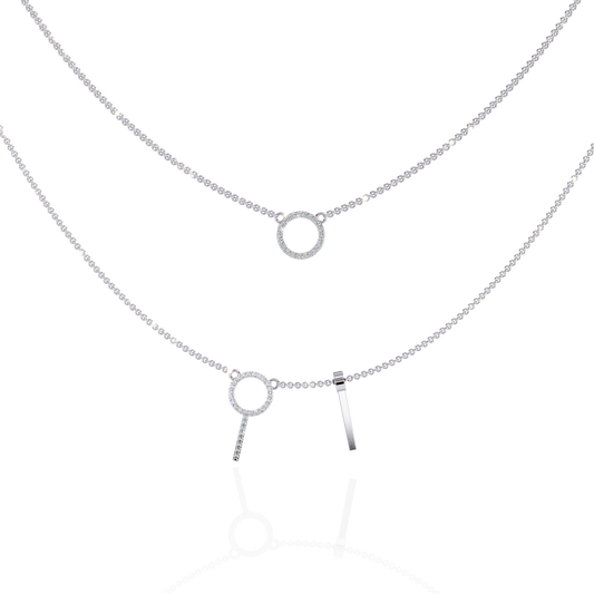 Eternal Harmony Necklace White Gold