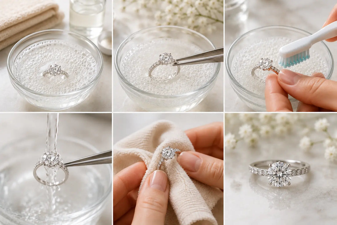 How to Clean Your Engagement Ring at Home