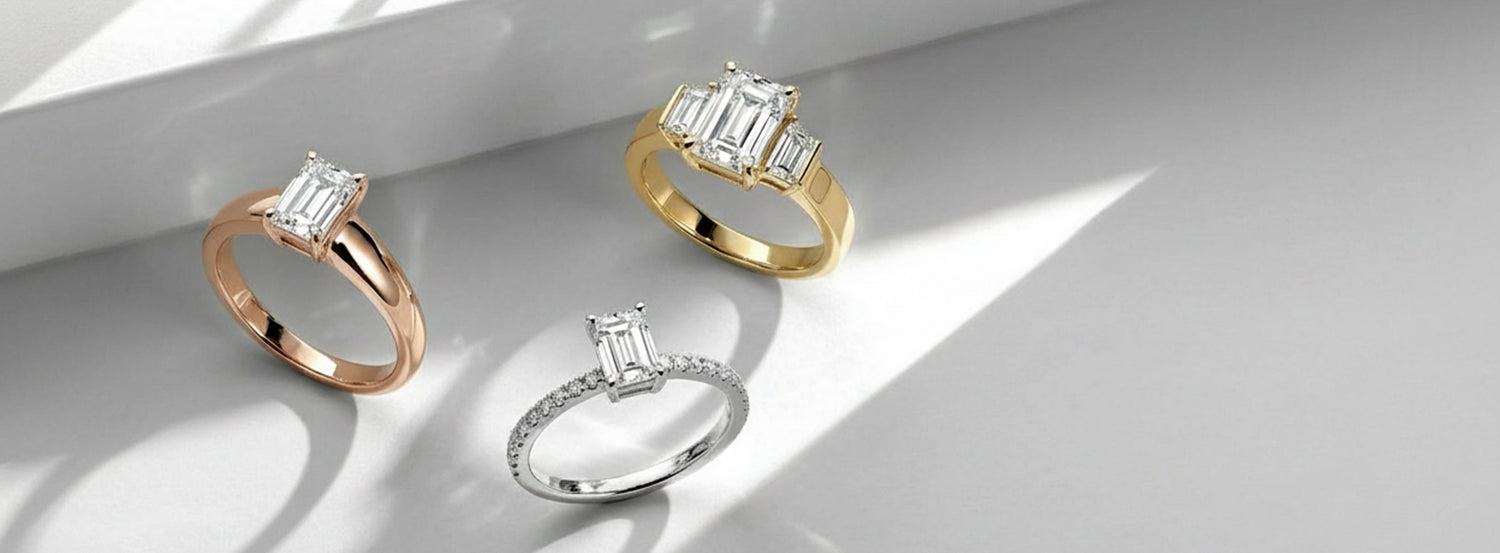 Baguette Cut Engagement Rings