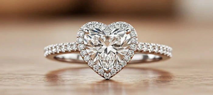 Heart Cut Engagement Rings