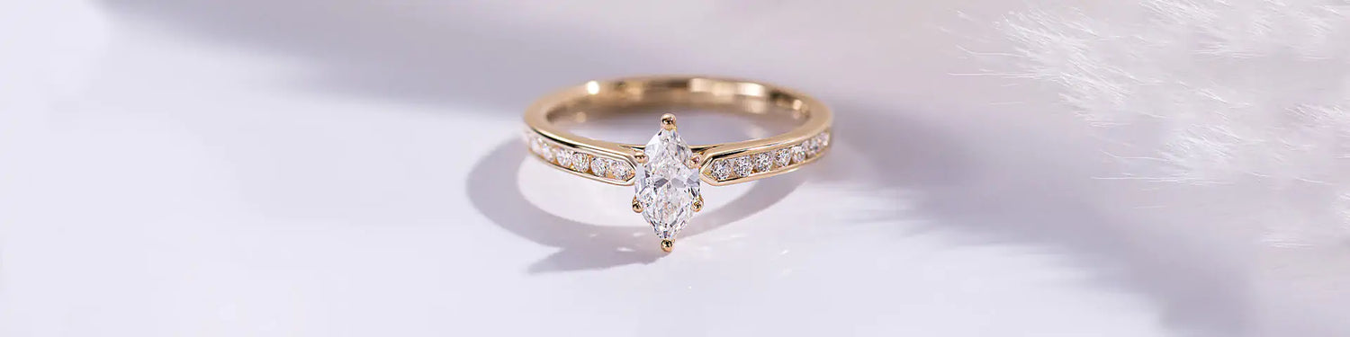 Marquise Cut Engagement Rings
