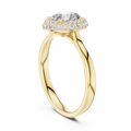 Imperial Double Halo Oval Ring