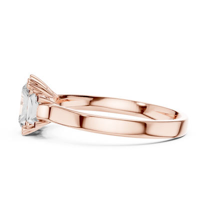 Radiant Trapezoid Trilogy Ring