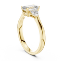 Emerald Cut Three-Stone Diamond Ring