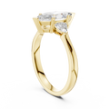Marquise Cut Three-Stone Diamond Ring