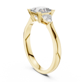 Princess Cut Three-Stone Diamond Ring