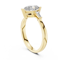 Pear Radiance Three-Stone Ring