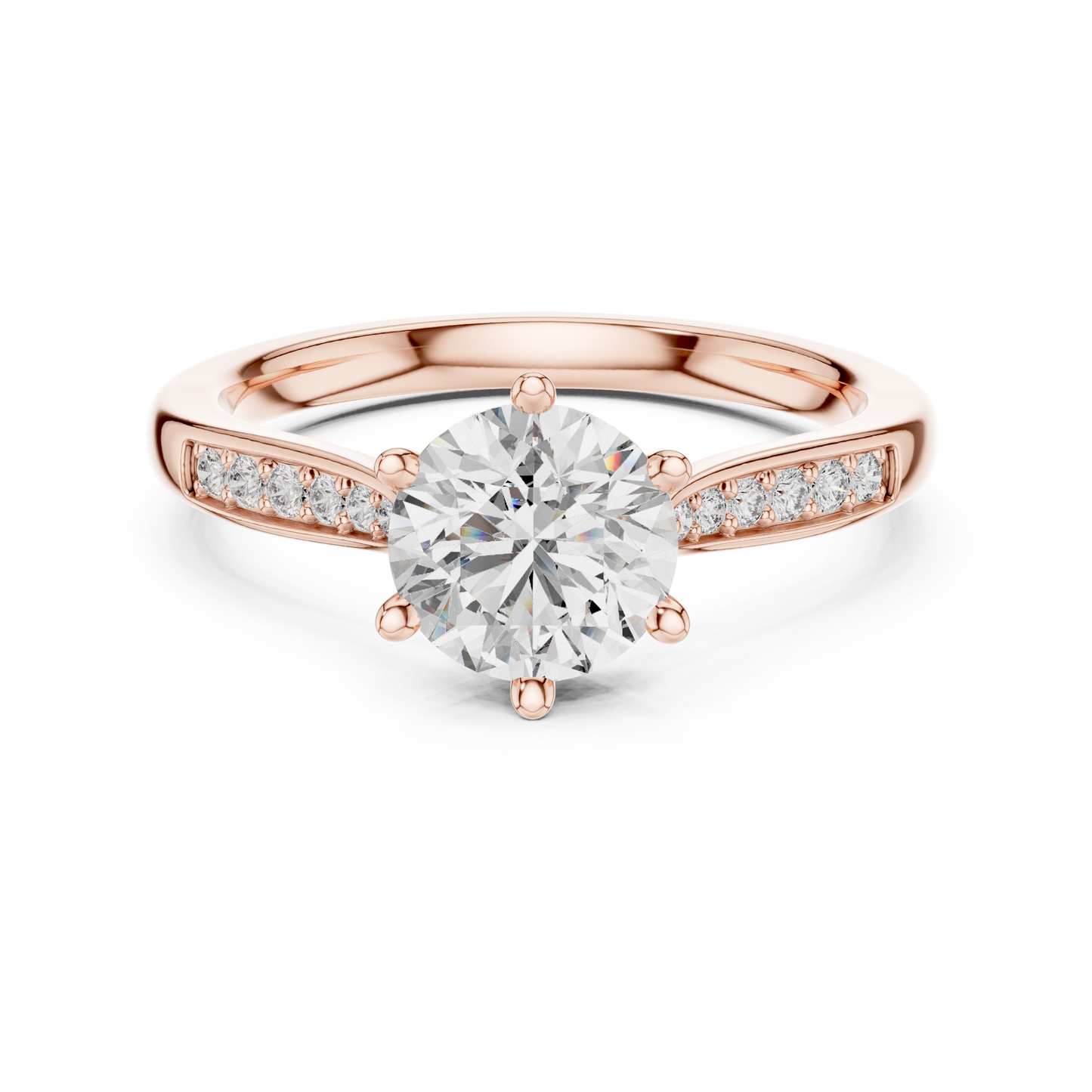Rose Lumière Split Shank Ring