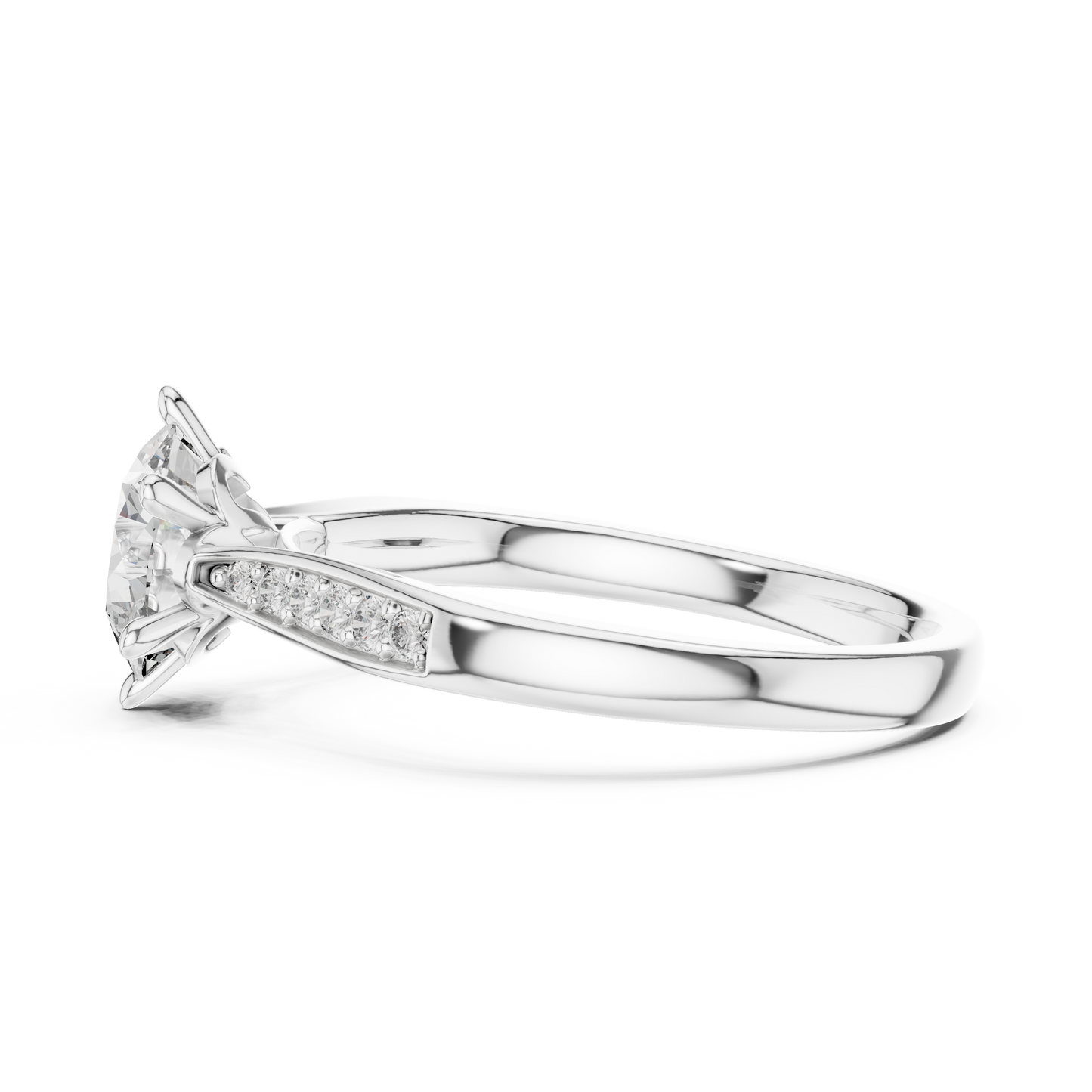 Rose Lumière Split Shank Ring