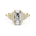 Radiant Tier Solitaire Ring