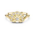 Fan Blossom Diamond Ring
