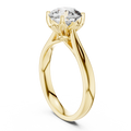 Tulip Solitaire Diamond Ring