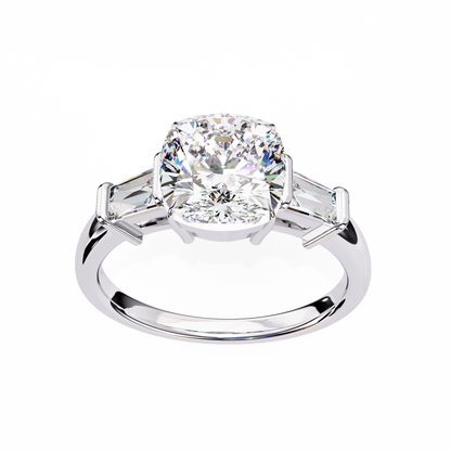 Classic Three-Stone Diamond Ring
White Gold