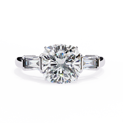 Classic Three-Stone Diamond Ring
White Gold