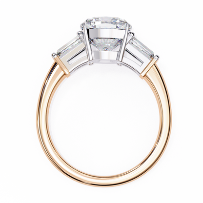Classic Three-Stone Diamond Ring
Rose Gold