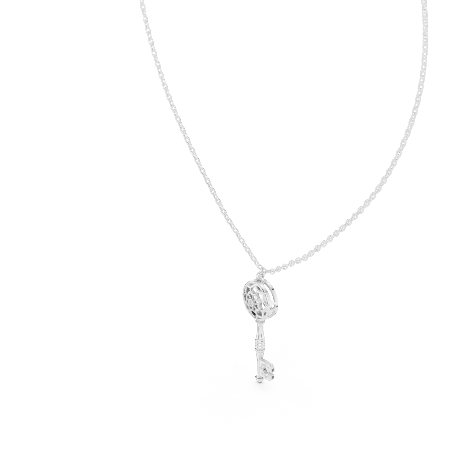Vintage Key Pendant Necklace