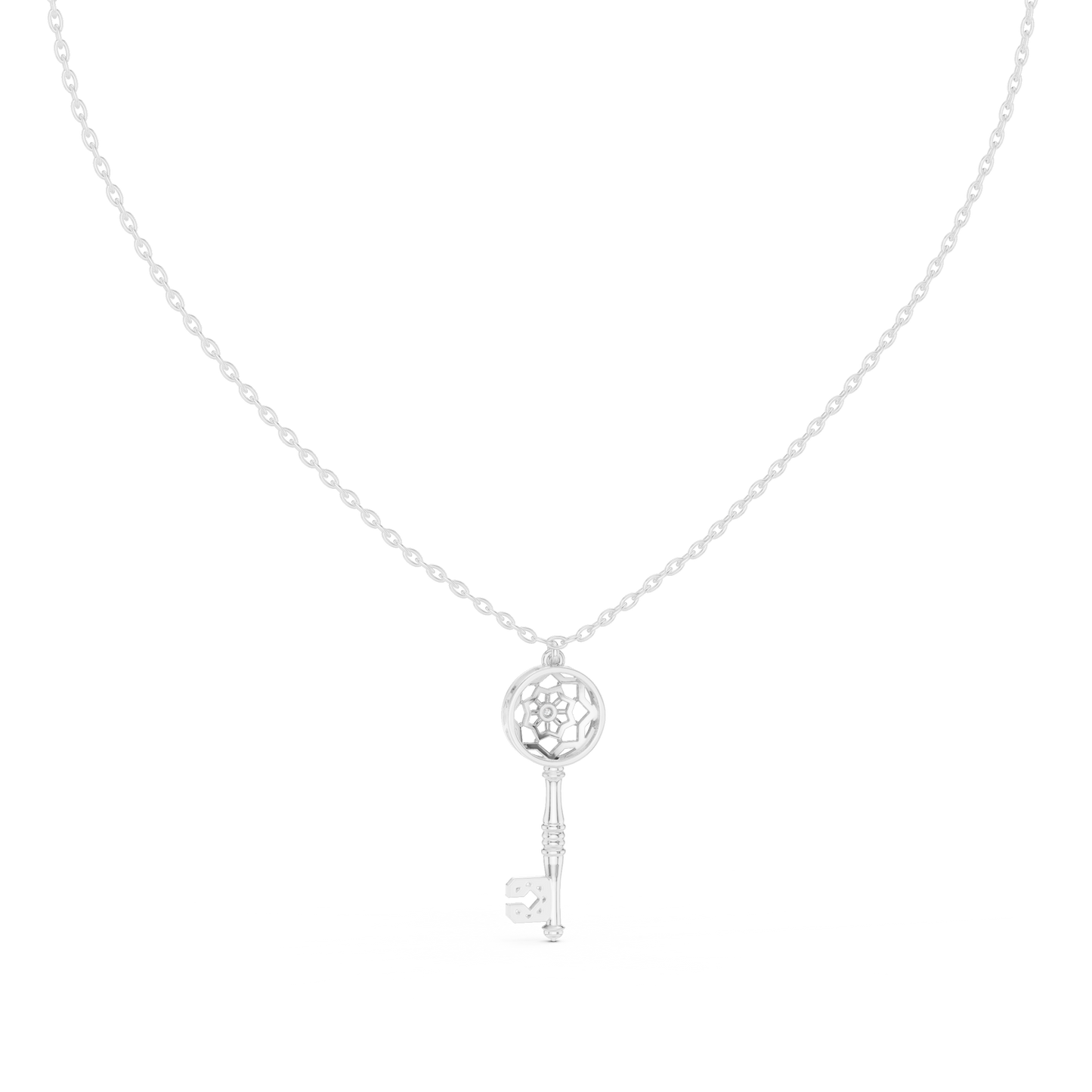 Vintage Key Pendant Necklace