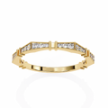Art Deco Diamond Band Ring