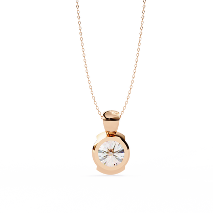 Eternal Solitaire Pendant Rose Gold