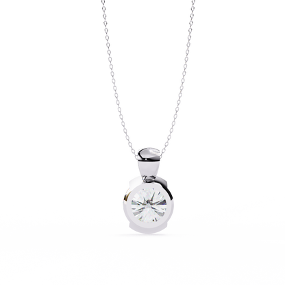 Eternal Solitaire Pendant White Gold