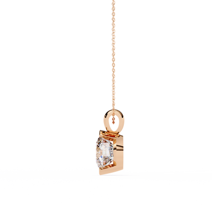 Eternal Solitaire Pendant Rose Gold
