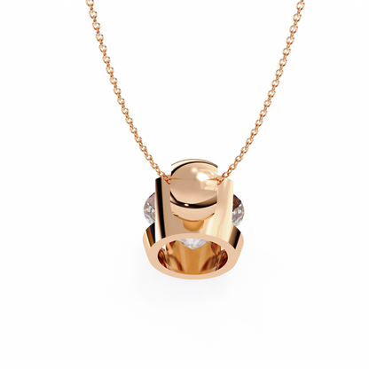 Eternal Solitaire Pendant Rose Gold