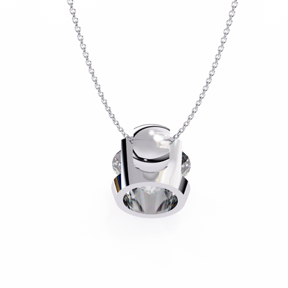 Eternal Solitaire Pendant White Gold