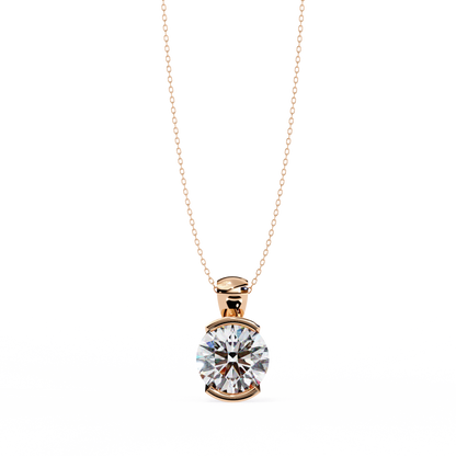 Eternal Solitaire Pendant Rose Gold