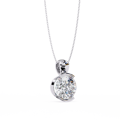 Eternal Solitaire Pendant White Gold