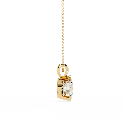 Eternal Solitaire Pendant Yellow Gold