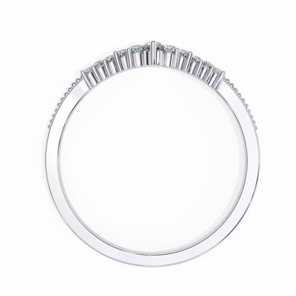 Regal Tiara Diamond Ring White Gold