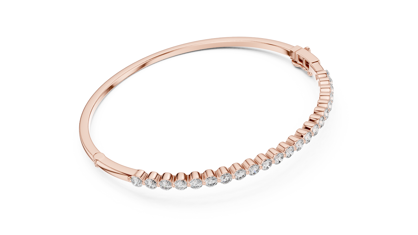Classic Diamond Tennis Bangle Bracelet