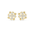 Diamond Interlocking Woven Starburst Studs
