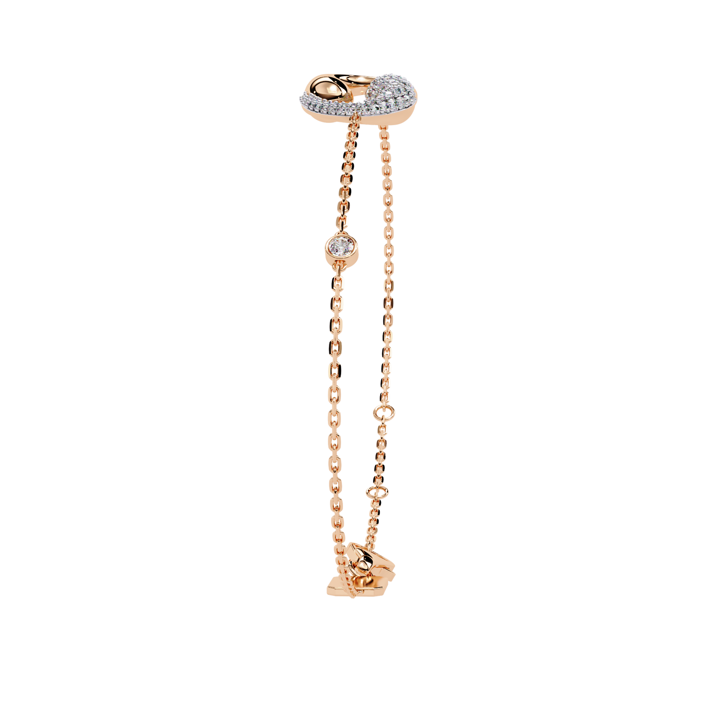Eternal Flow Diamond Bracelet Rose Gold