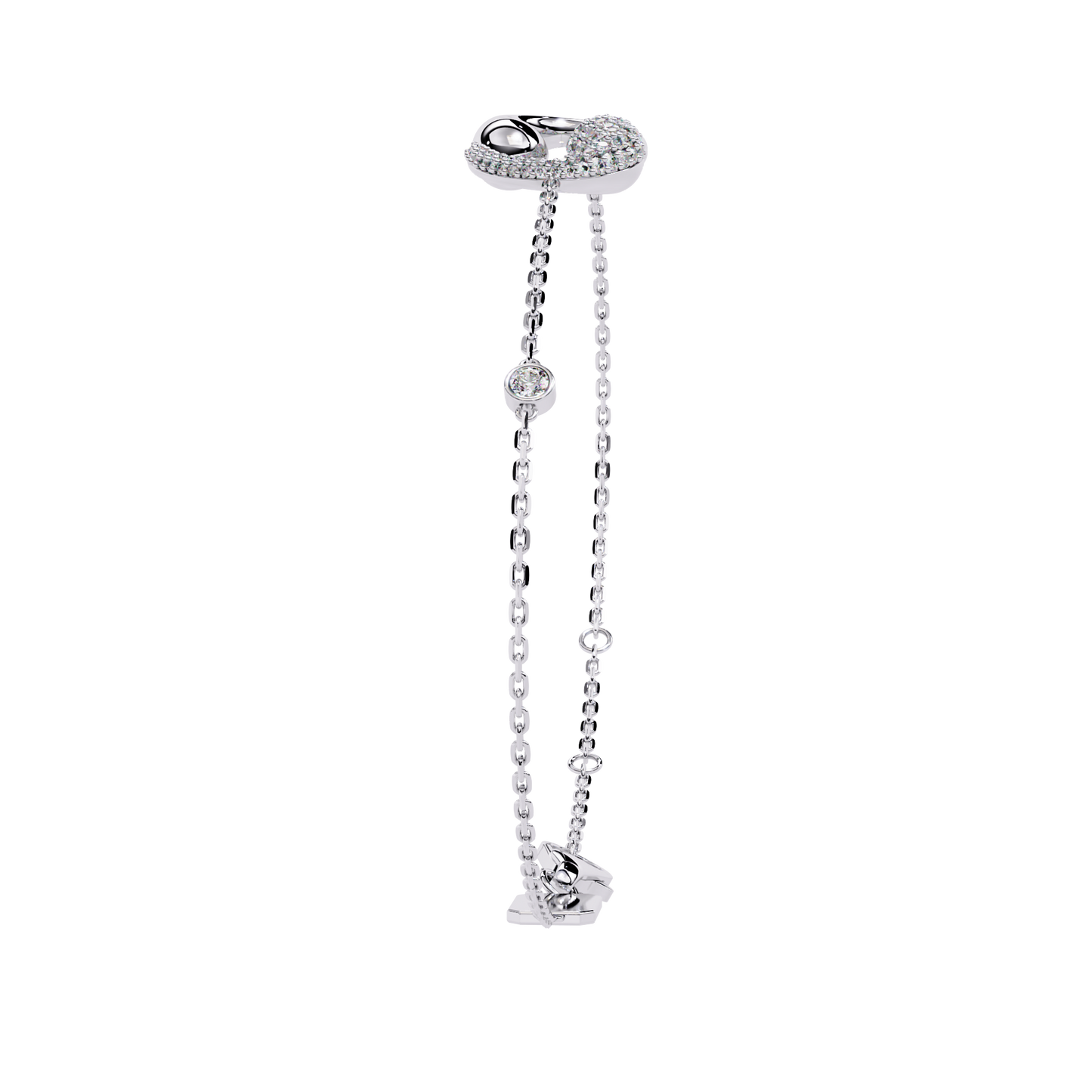 Eternal Flow Diamond Bracelet White Gold