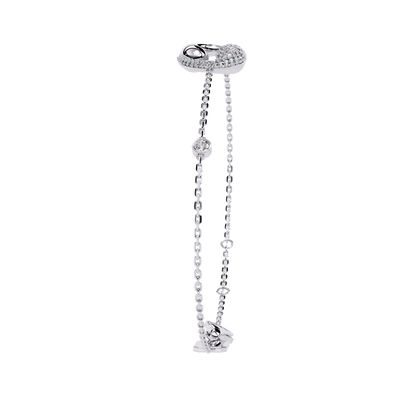 Eternal Flow Diamond Bracelet White Gold