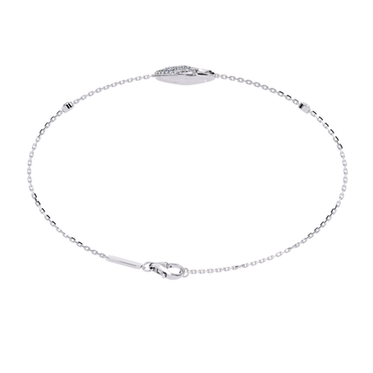 Eternal Flow Diamond Bracelet White Gold