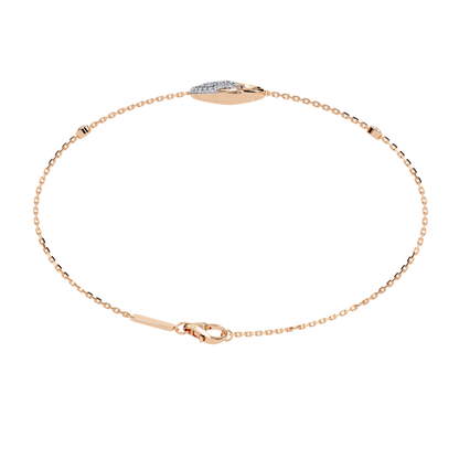 Eternal Flow Diamond Bracelet Rose Gold
