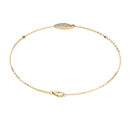 Eternal Flow Diamond Bracelet Yellow Gold