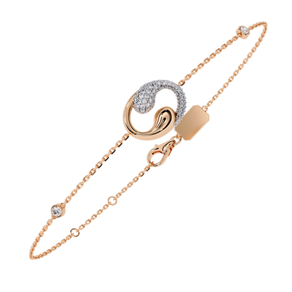 Eternal Flow Diamond Bracelet Rose Gold