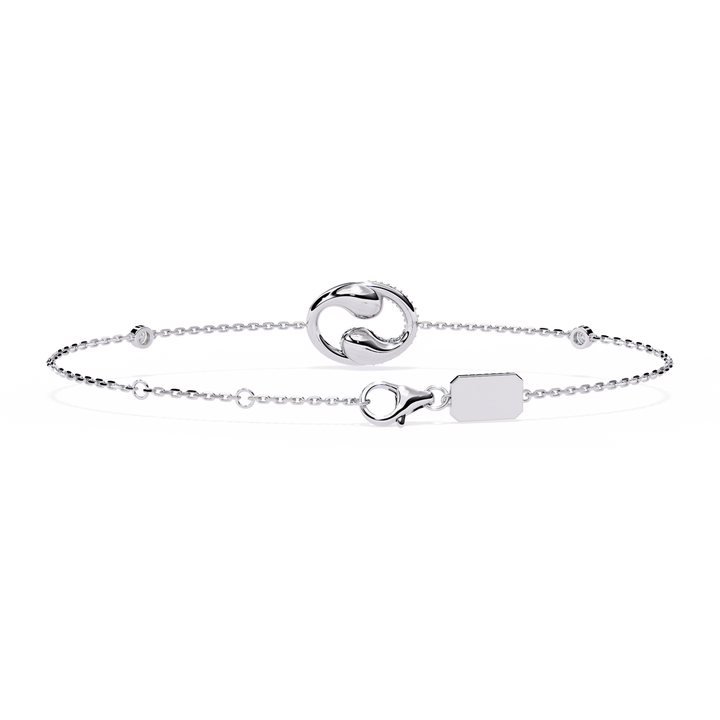 Eternal Flow Diamond Bracelet White Gold