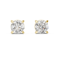Timeless Brilliance Round Cut Solitaire Stud Earrings