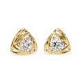 Triad Spark Diamond Earrings