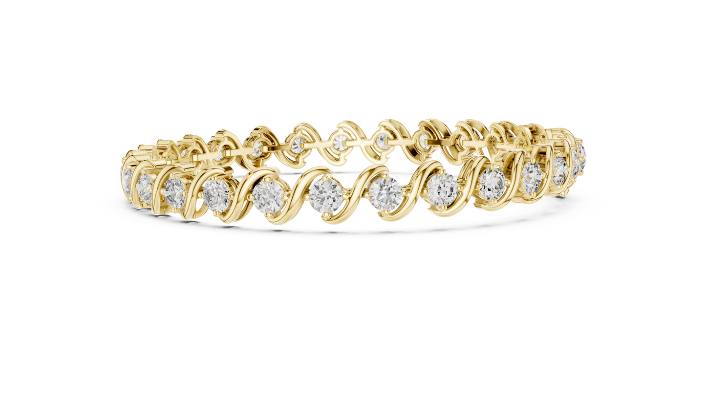 The Classic S-Link Diamond Tennis Bracelet