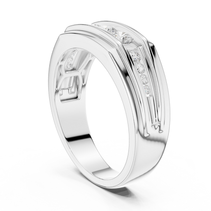 Regal Row Diamond Band White Gold 