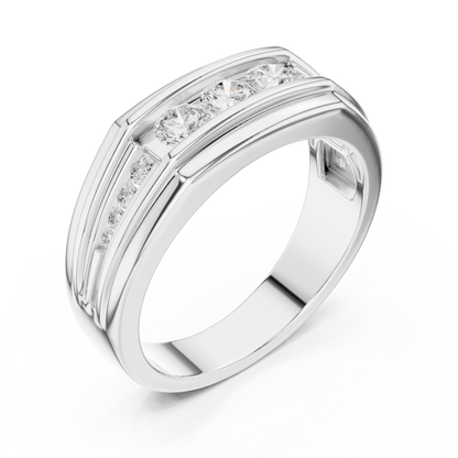 Regal Row Diamond Band White Gold 