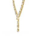 Diamond Link Drop Necklace