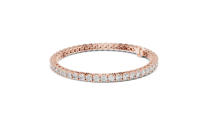 Eternal Spark Diamond Tennis Bracelet Rose Gold